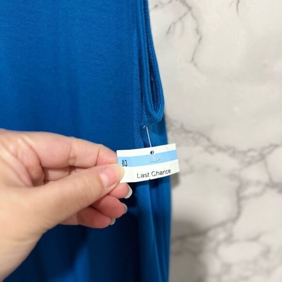 EILEEN FISHER Mock Neck Tie Waist Sleeveless Dress size S/P - Picture 4 of 10